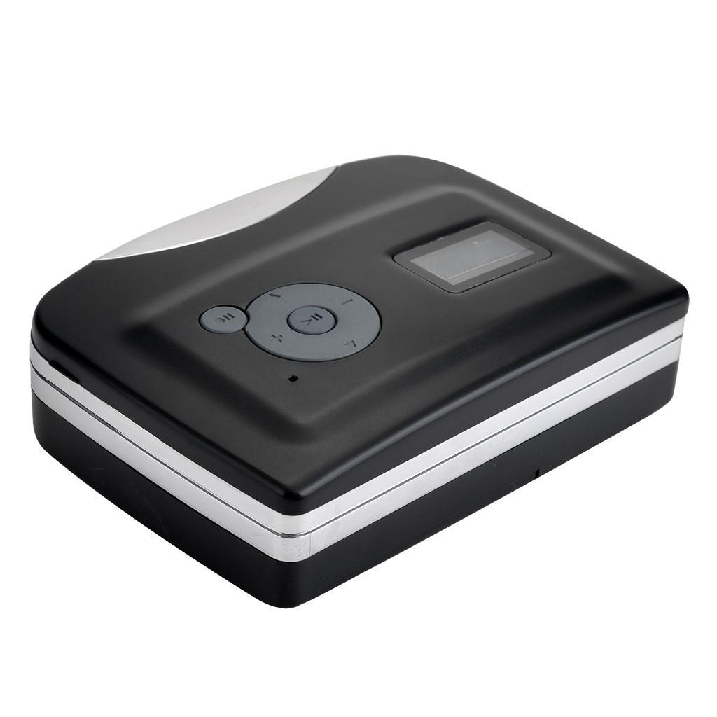 Tape USB Cassette-to-MP3 Player Converter With USB Cable, Earphones