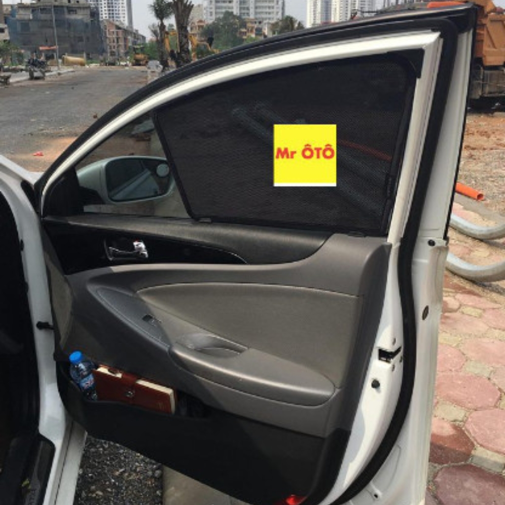Rèm che nắng chống UV xe Hyundai Sonata 2010 - 2014, rèm che nắng nam châm hàng loại 1 Mr