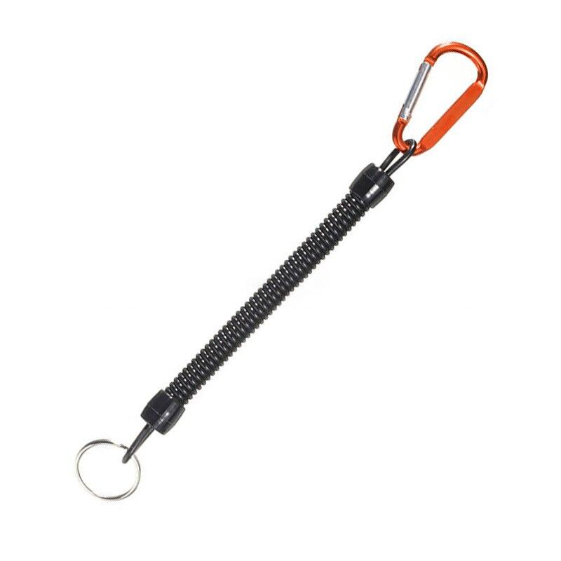 Fishing Lanyards Boating Ropes Retention String Fishing Rope With Camping Carabiner Secure Lock Fishing Tools Accessories