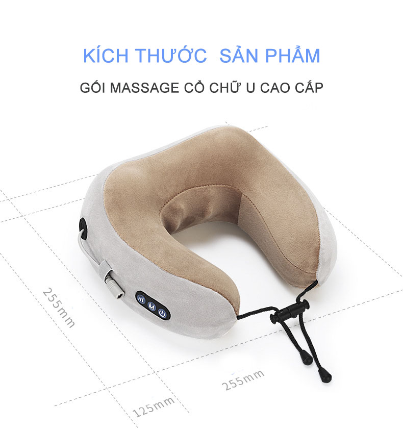 Gối massage cổ chữ U cao cấp