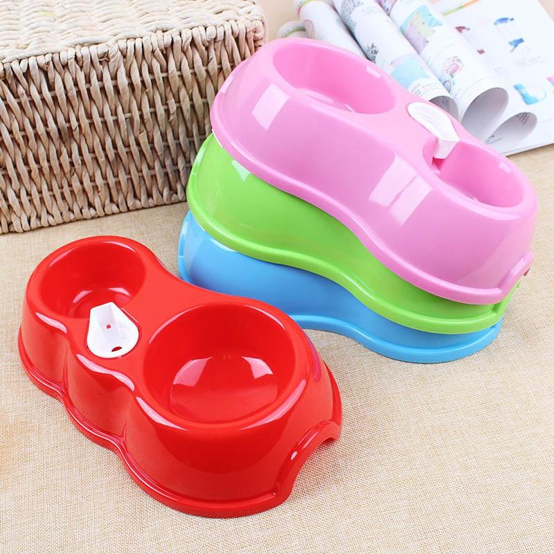 Bát đôi cấp nước tự động gắn chai nước ngọt