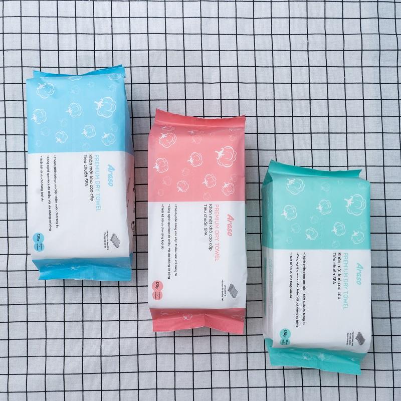 Khăn mặt khô Cao Cấp, khăn lau mặt dùng 1 lần an toàn cho mọi loại da