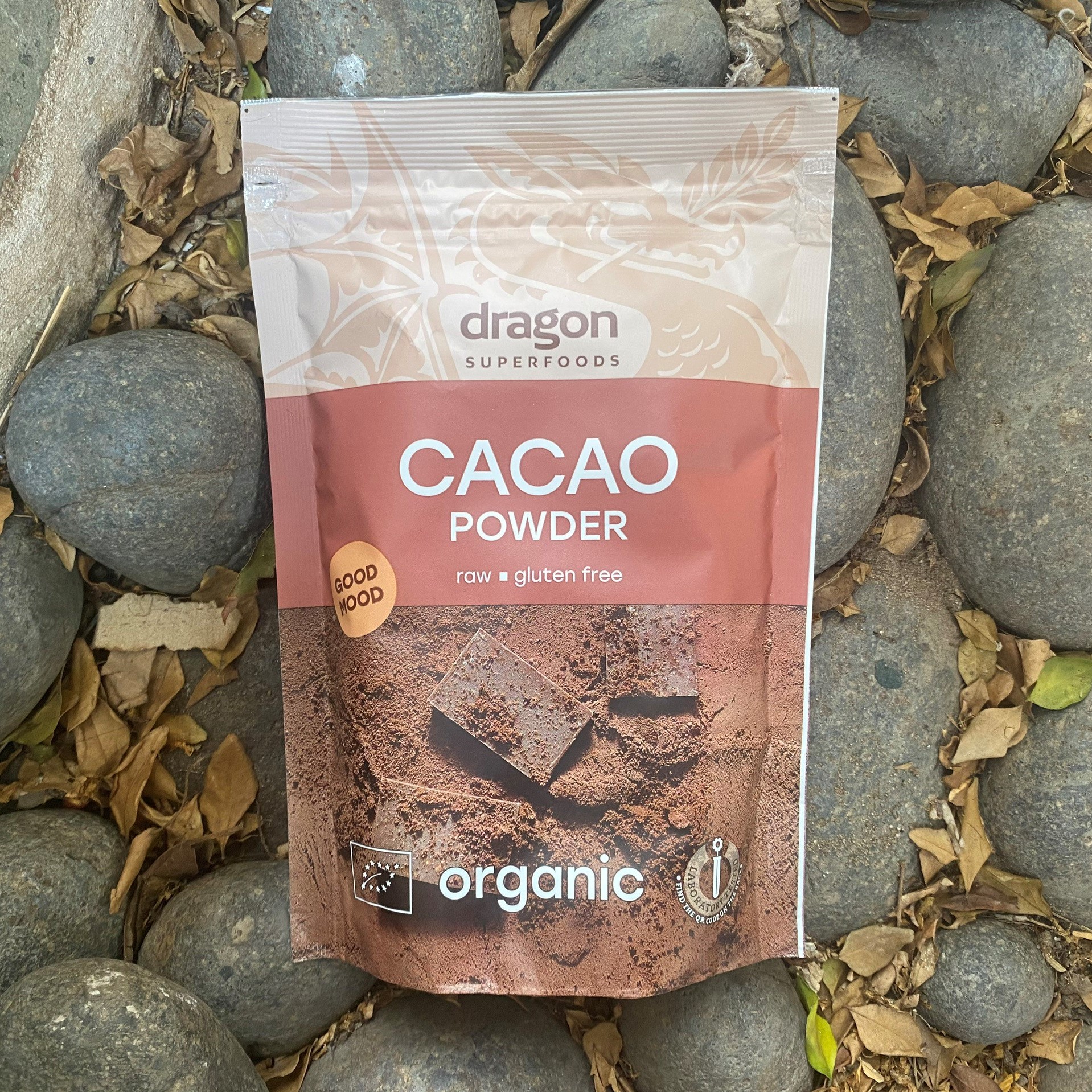 Bột cacao nguyên chất hữu cơ Dragon superfoods 200gr Cacao Powder Dragon superfoods 200gr