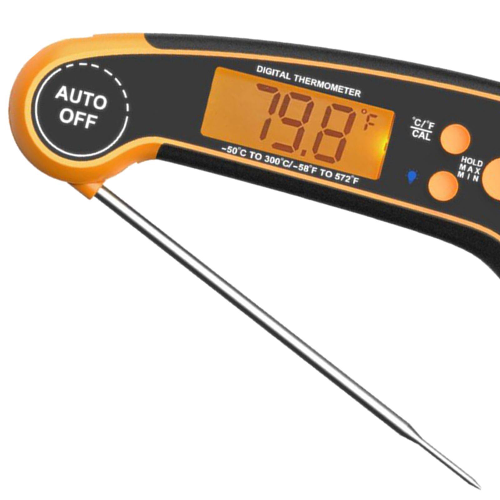 Waterproof Digital Instant Read Meat Thermometer & Folding Probe