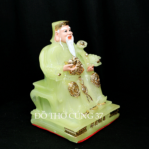 TƯỢNG THẦN TÀI THỔ ĐỊA MÀU XANH - MS 31