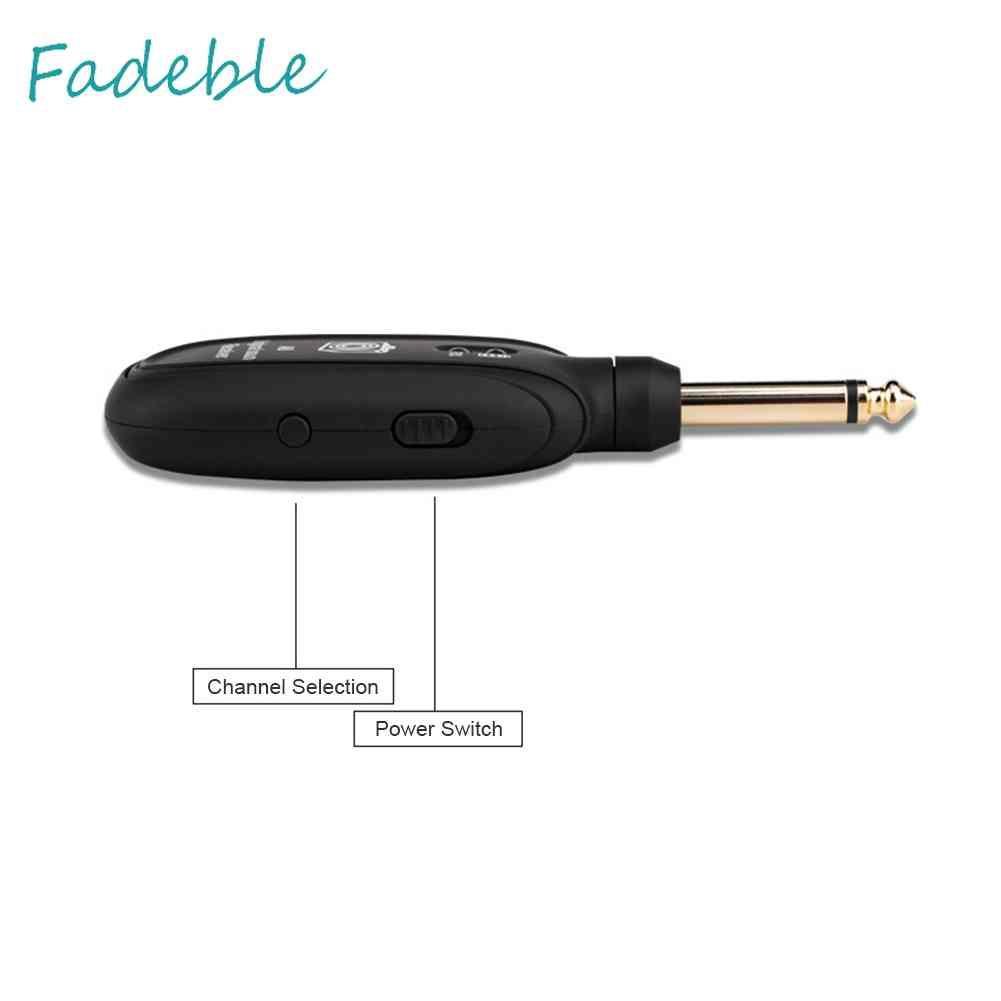 Bộ Nhận Tín Hiệu Âm Thanh Không Dây A8 UHF Cho Đàn Guitar Điện