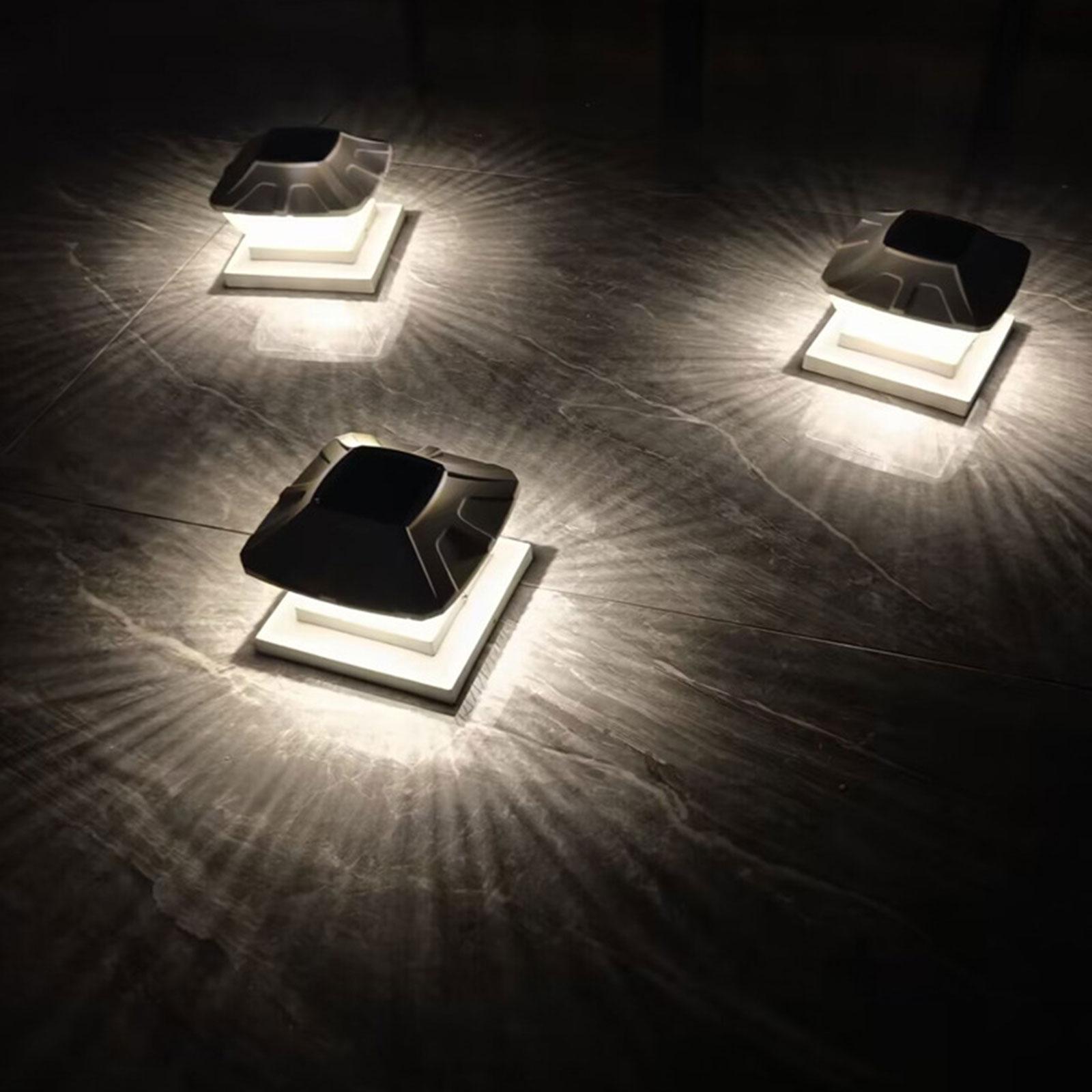 Solar Post Lights Outdoor LED Solar Powered Lights for Backyard Garden Decor