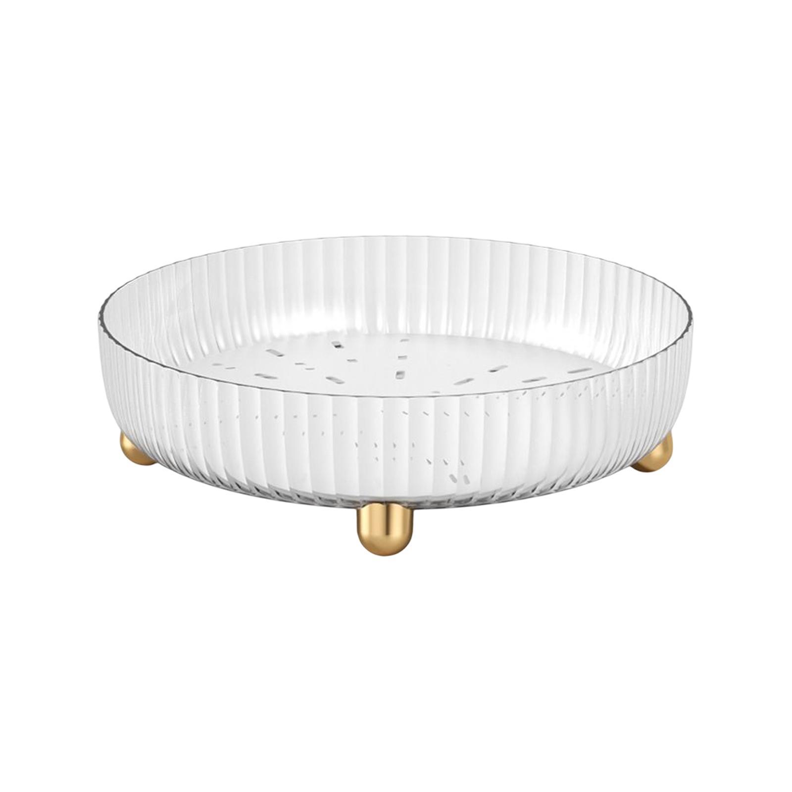 Fruit Plate Bathroom Countertop Organizer Cosmetic Storage Tray for Bathroom