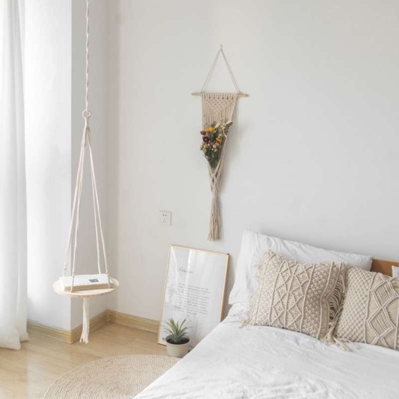 Thảm dệt Giỏ hoa Dreamcatcher vintage sang trọng