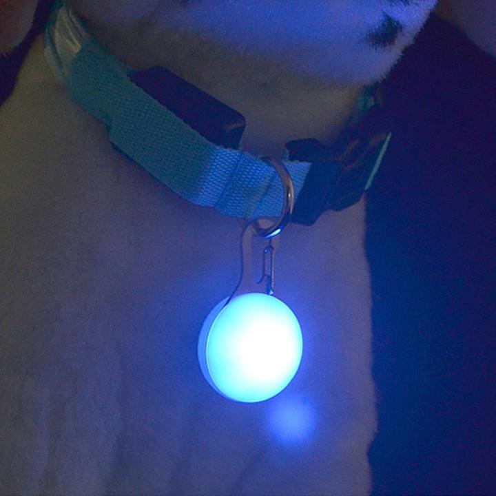 Đèn Led đeo cổ chống đi lạc Kún Miu cho chó mèo, đèn đeo cổ phát sáng cho chó