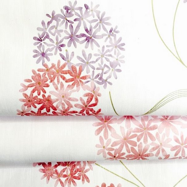 5m giấy decal tú cầu sắc màu DTL26