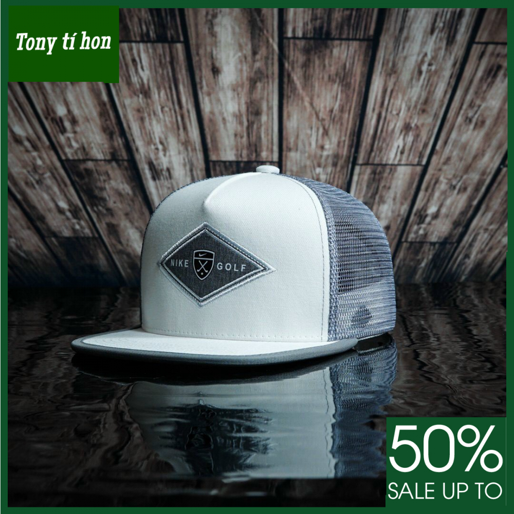 Tony tí hon -  Mũ/nón kết lưỡi trai Snapback L.G thời trang nam nữ cao cấp - màu trắng