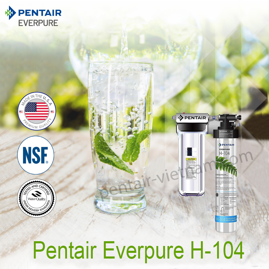 Máy lọc nước Pentair Everpure H-104 Standard [Chính hãng]