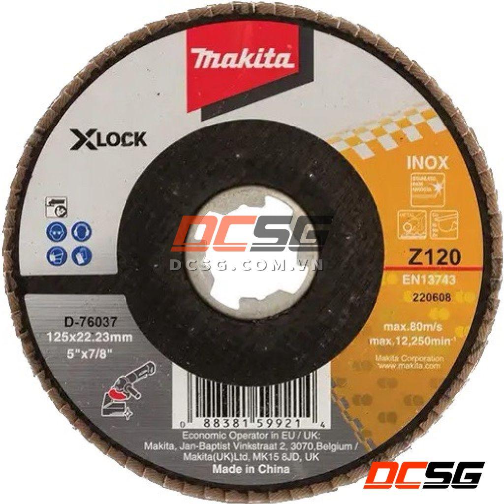 Đĩa nhám xếp 125mm X-lock Makita | DCSG