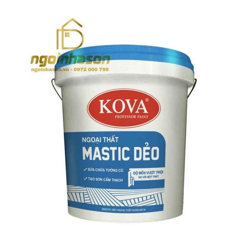 Bột Mastic DẺO ngoại thất 6kg