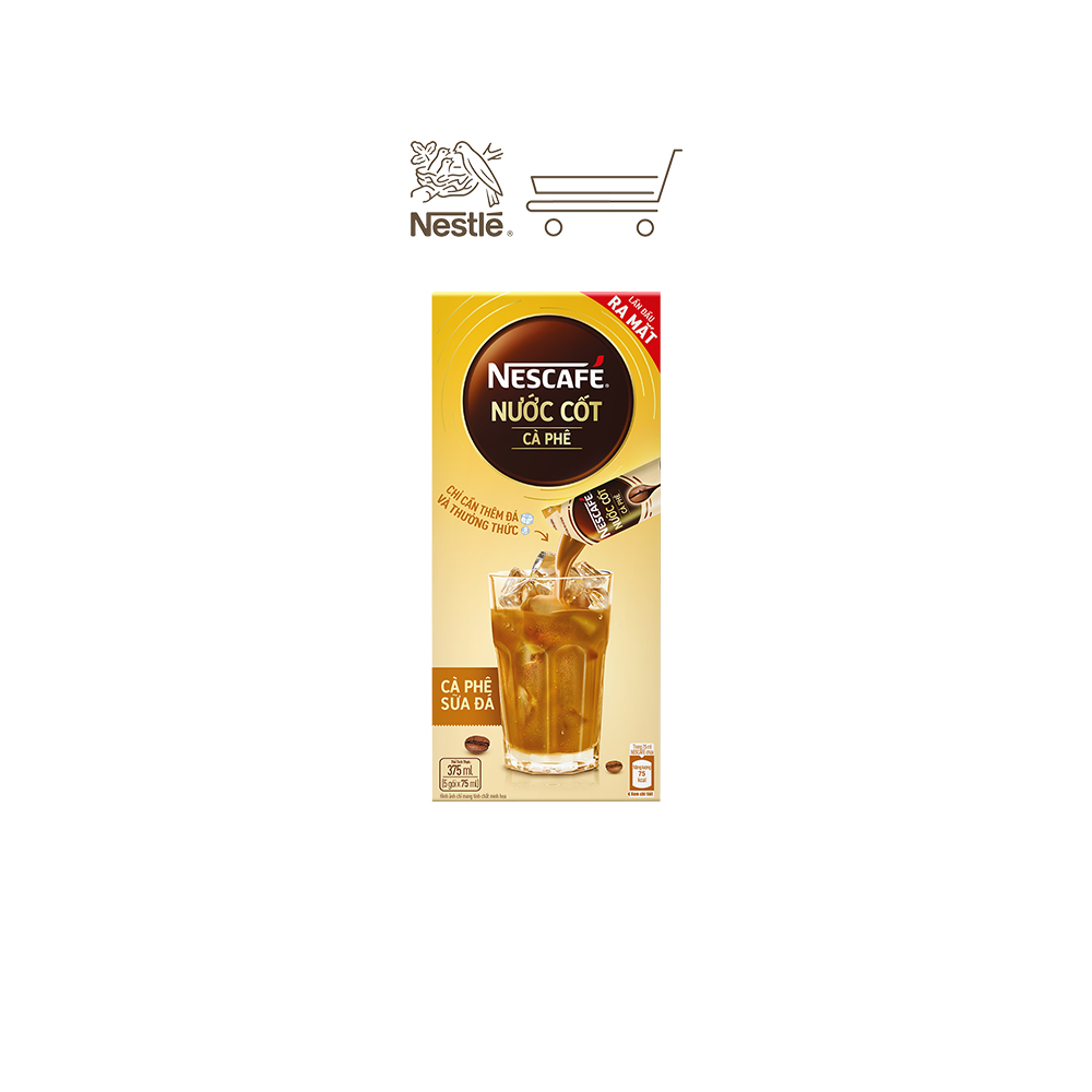 Combo 4 hộp Nước Cốt Cà Phê NESCAFÉ Cà phê Sữa Đá