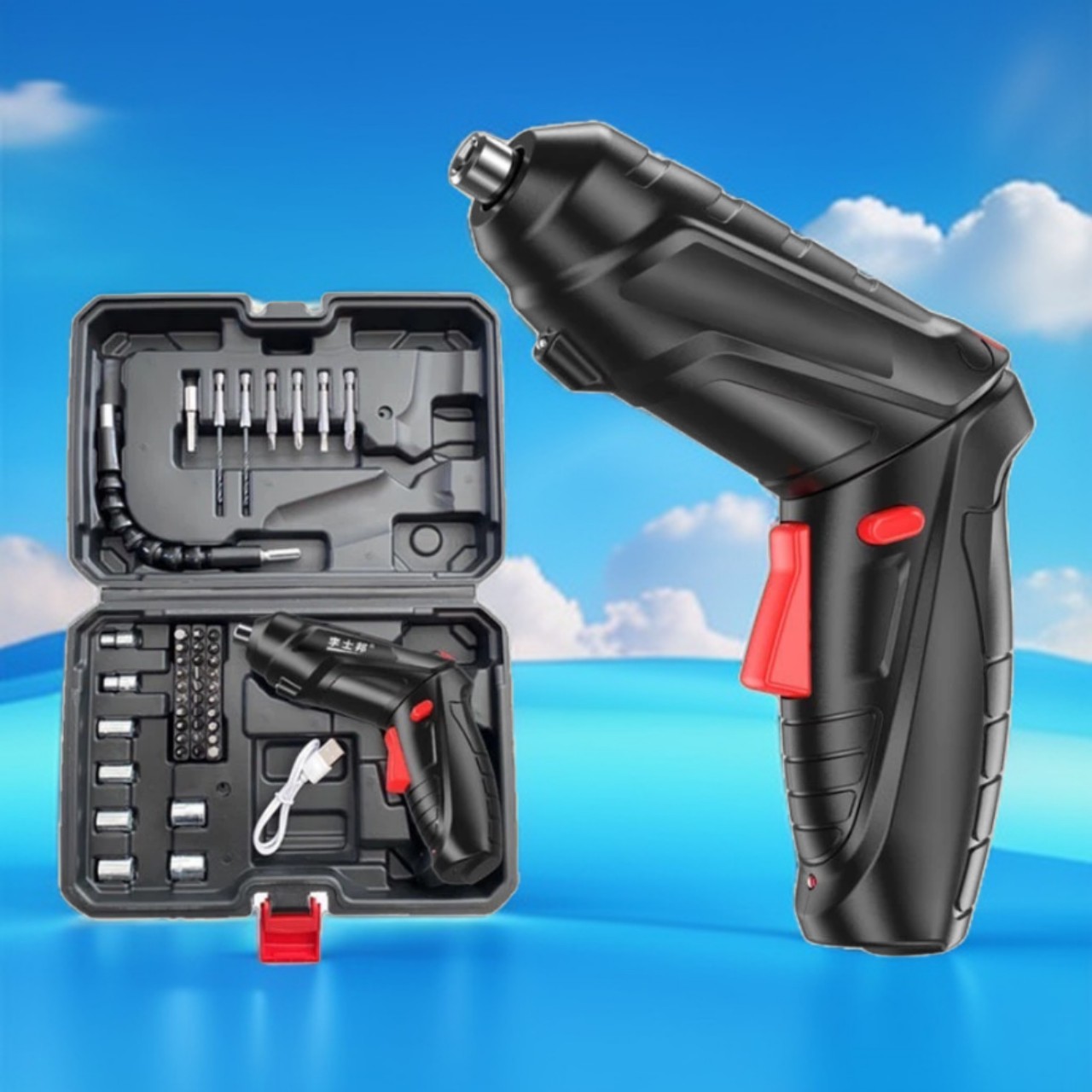 Máy Bắn Vít Chạy Pin Cao Cấp - 47 Chi Tiết Đa Năng, Loại Tốt