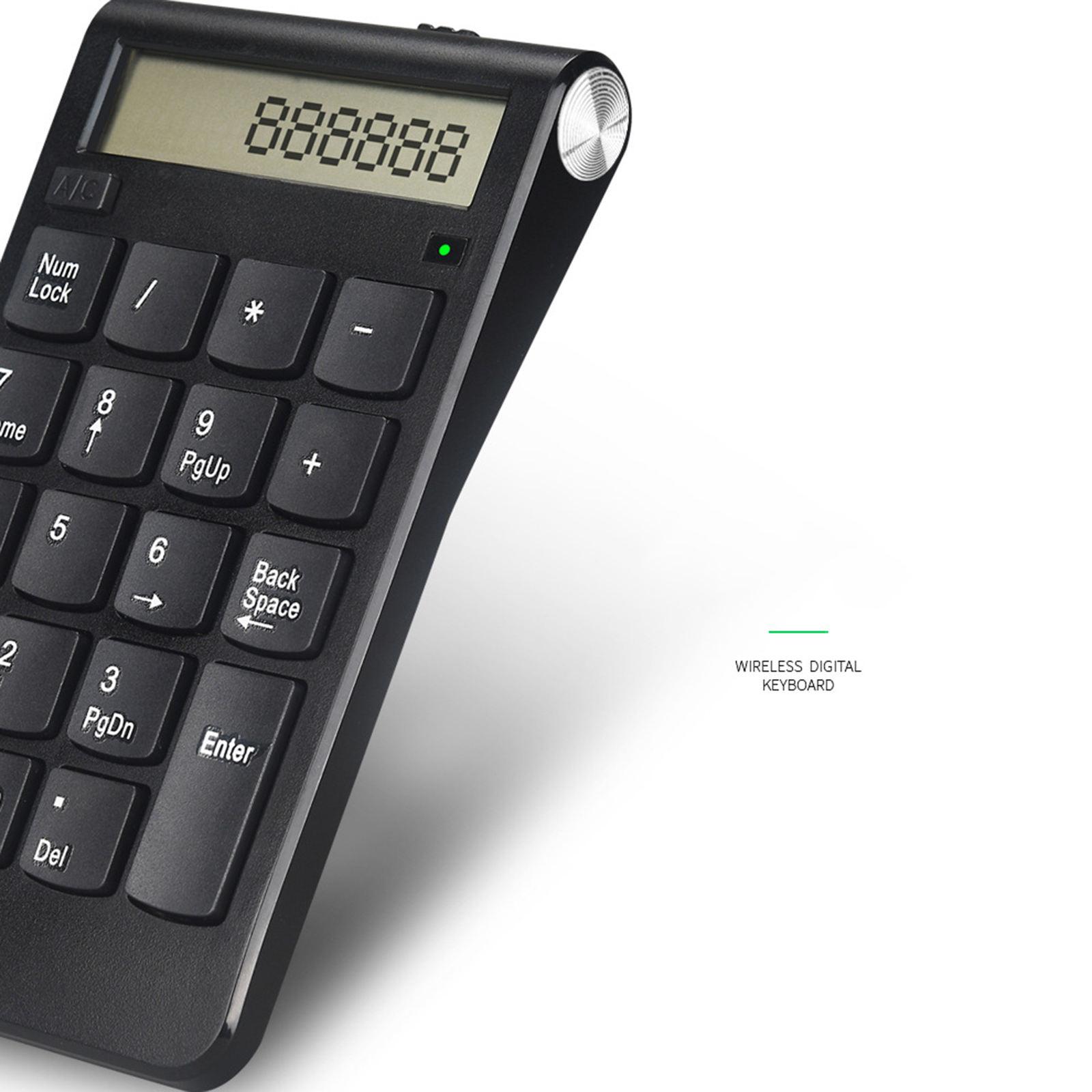 Mechanical Wireless Numeric Keypad Mini 2.4G Keyboard Extensions for Laptop