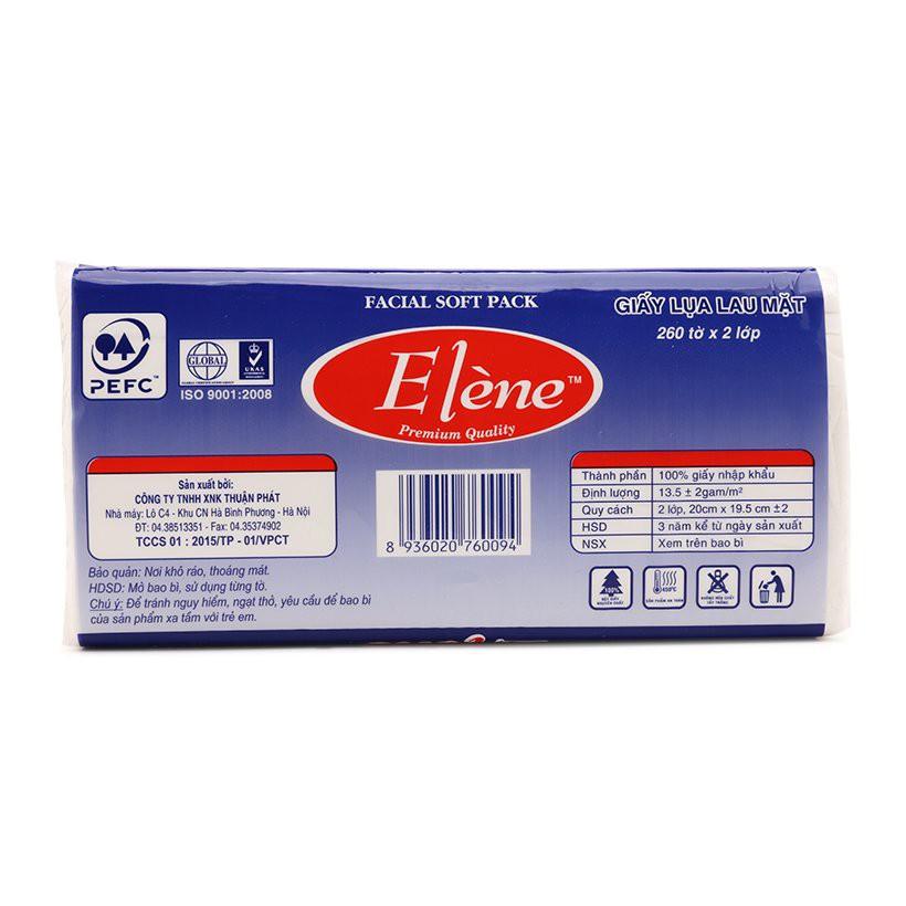 Khăn giấy lụa Elène 260 tờ (2lớp)