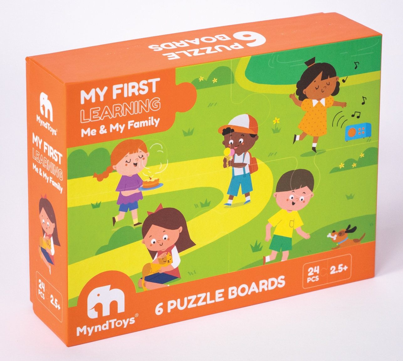 Đồ chơi Giáo dục MyndToys Xếp hình puzzle thông minh My First Learning – Me & My Family cho bé từ 2.5 tuổi