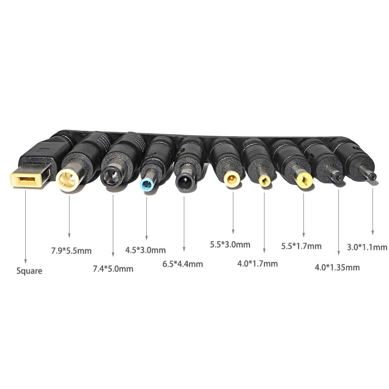 100W Loại C Dc Bộ Chuyển Đổi Nguồn Jack Kết Nối USB Loại C Sang Cáp Sạc Nhanh Đa Năng Dây Lenovo Asus Hp Acer Laptop