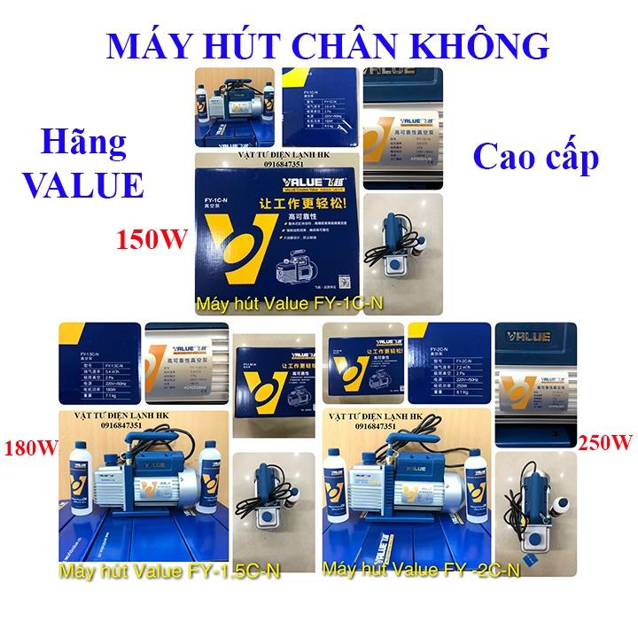 Máy Hút Chân Không VALUE FY-1C-N FY-1.5C-N FY-2C-N bơm sửa máy lạnh nén điều hòa xe hơi ô tô gia đình kèm bình dầu theo