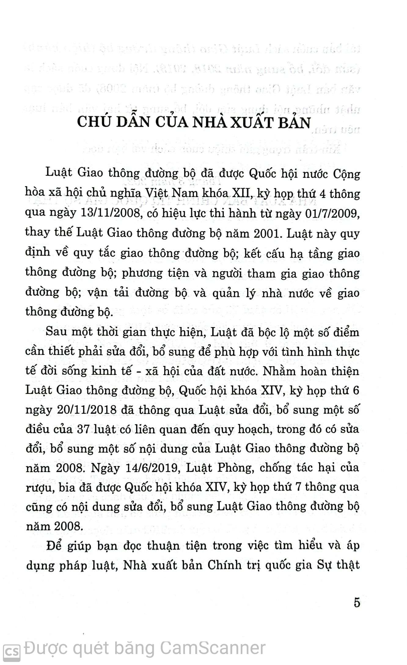 Luật giao thông đường bộ