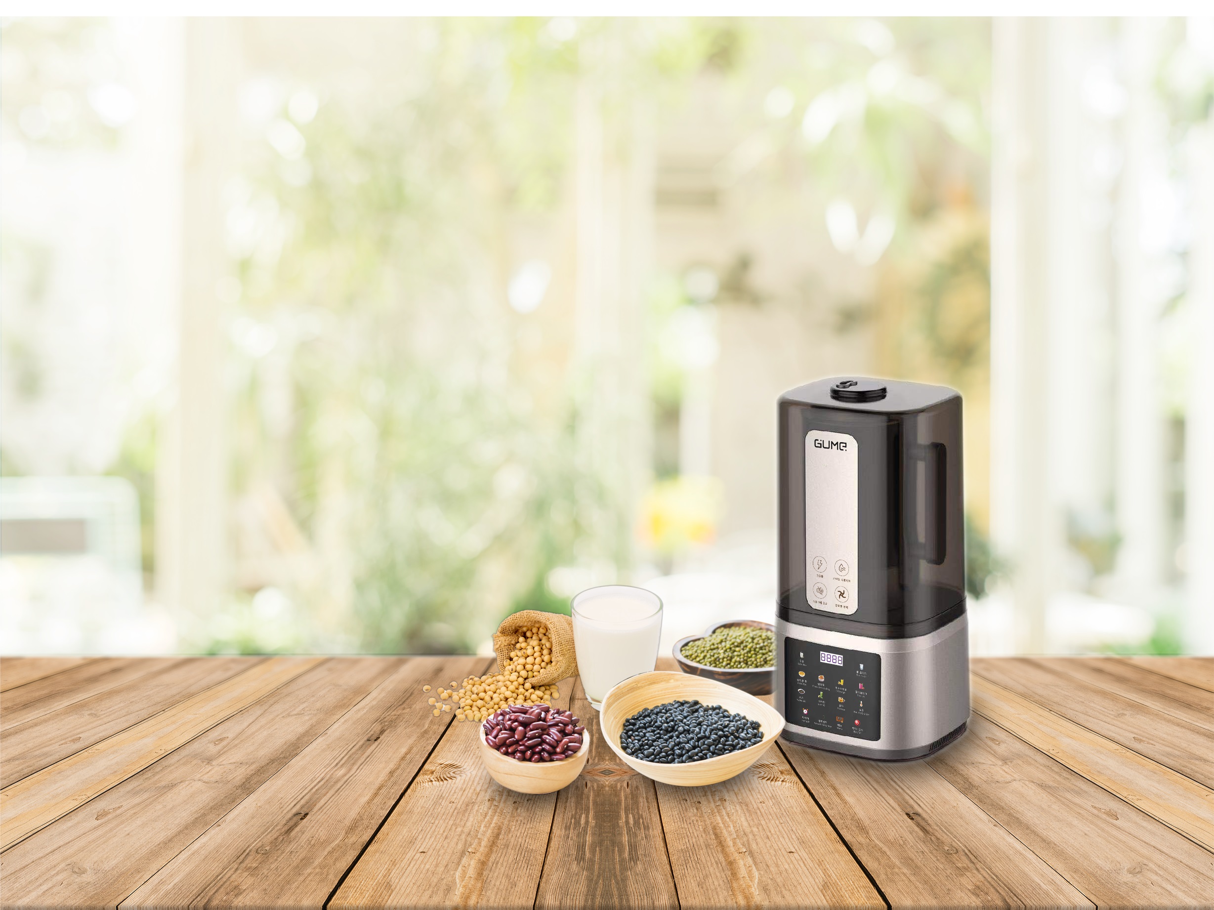 Máy làm sữa hạt đa năng 1.65L GUME , Hàng Nhập Khẩu Hàn Quốc, Bảo Hành 24 Tháng