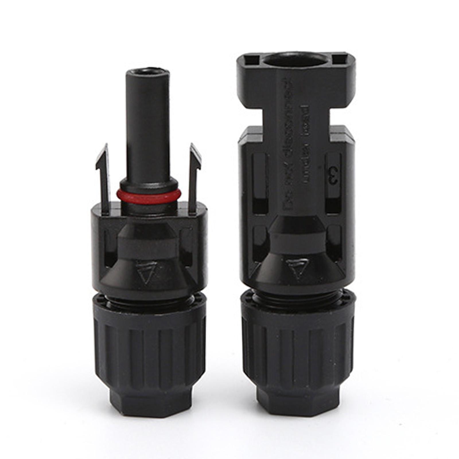 2 Pieces Pv Connector Solar Connectors Photovoltaic Connectors Solar Crimping Tool Solar Module Connector M12 Thread Solar Panel Connectors