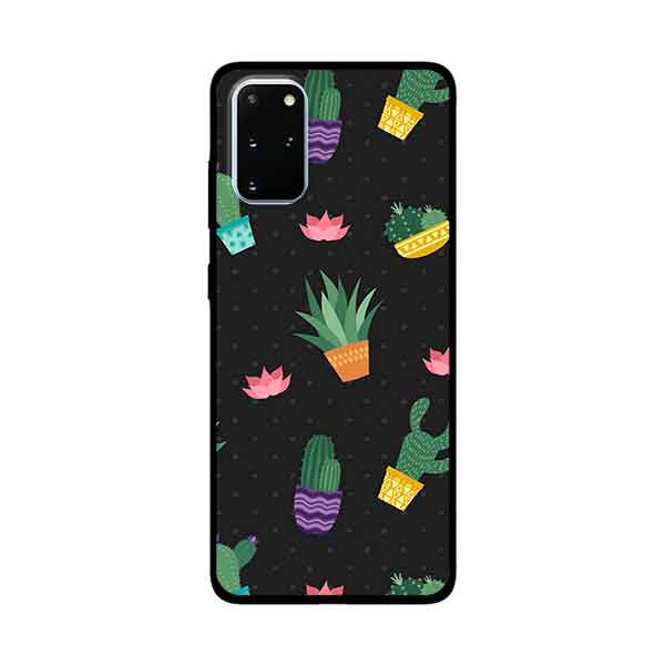 Ốp Lưng Dành Cho Samsung Galaxy S20 Plus mẫu NỀN Xương Rồng - Hàng Chính Hãng