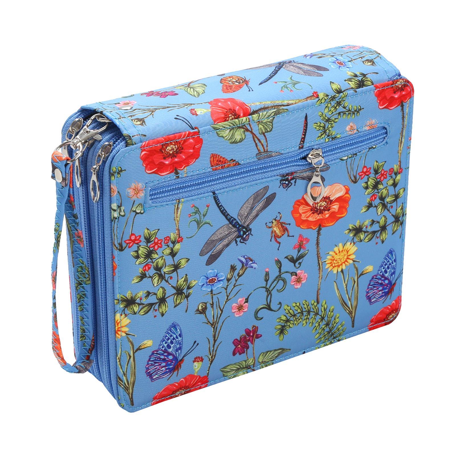 Pencil Holder 120 Slot Pouch 3 Layer Pen Organizer for Office Travel School