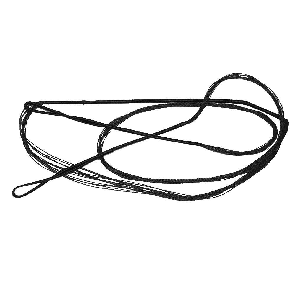 3-5pack Archery Accessories Black Bowstring Bow String For Recurve Bow Longbow