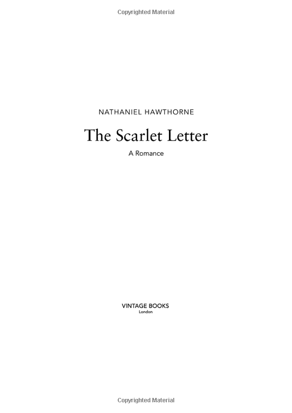 The Scarlet Letter