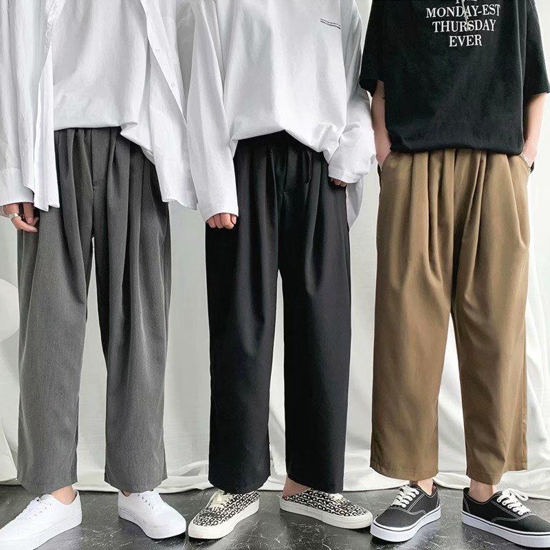 Quần dài nam ống thẳng thời trang Hàn Quốc