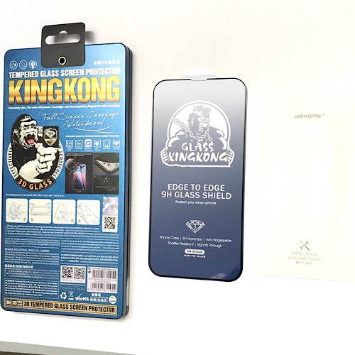 Miếng dán cường lực màn hình cho iPhone 13 Pro Max hiệu Kingkong 3D Curved - Hàng nhập khẩu