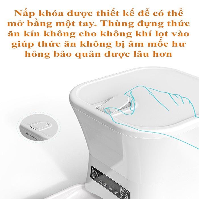 Máy cho chó mèo ăn tự động dung tích 11L phù hợp cho cả cún và mèo, máy ăn tự động chó mèo chăm sóc pet yêu mọi lúc