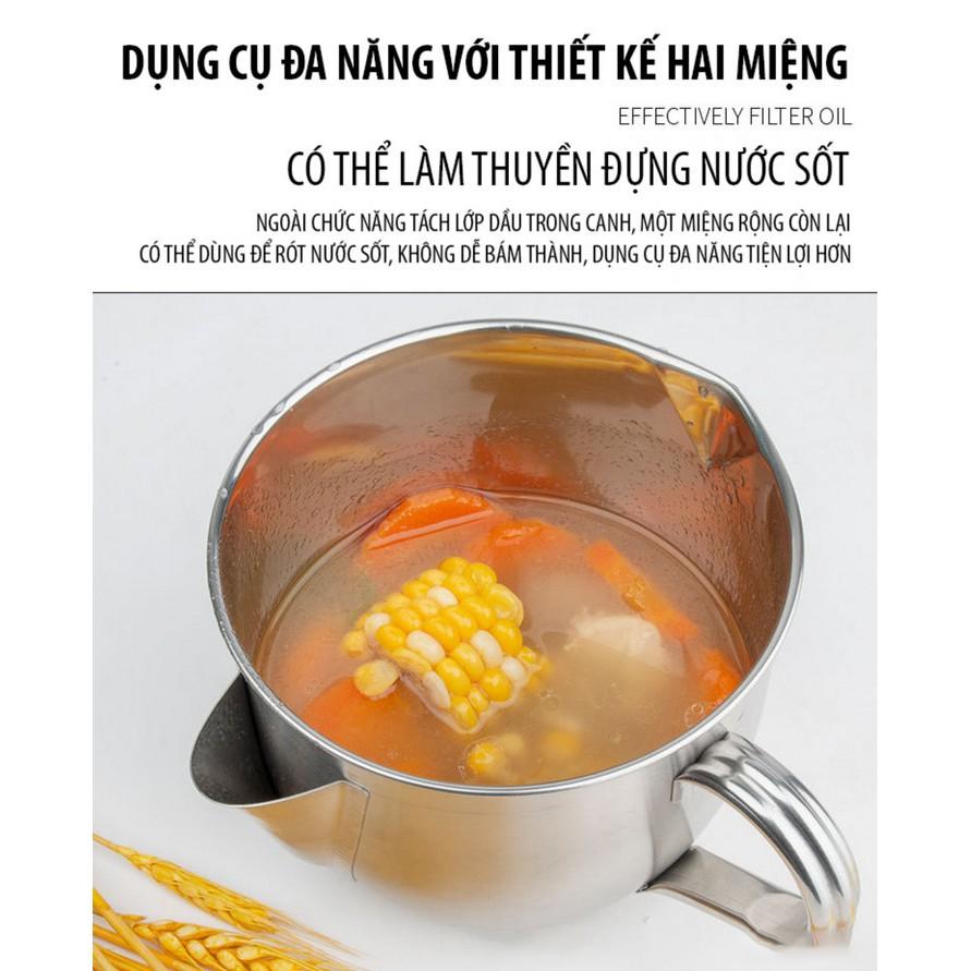 Dụng Cụ Tách Dầu Mỡ Bằng Inox