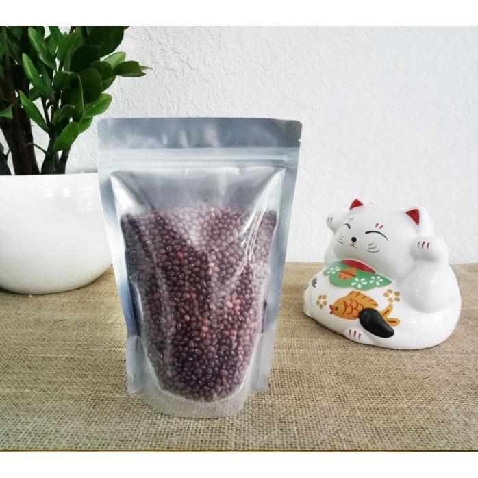 Túi zip mặt trong mặt bạc đáy đứng 12x17cm (1kg)