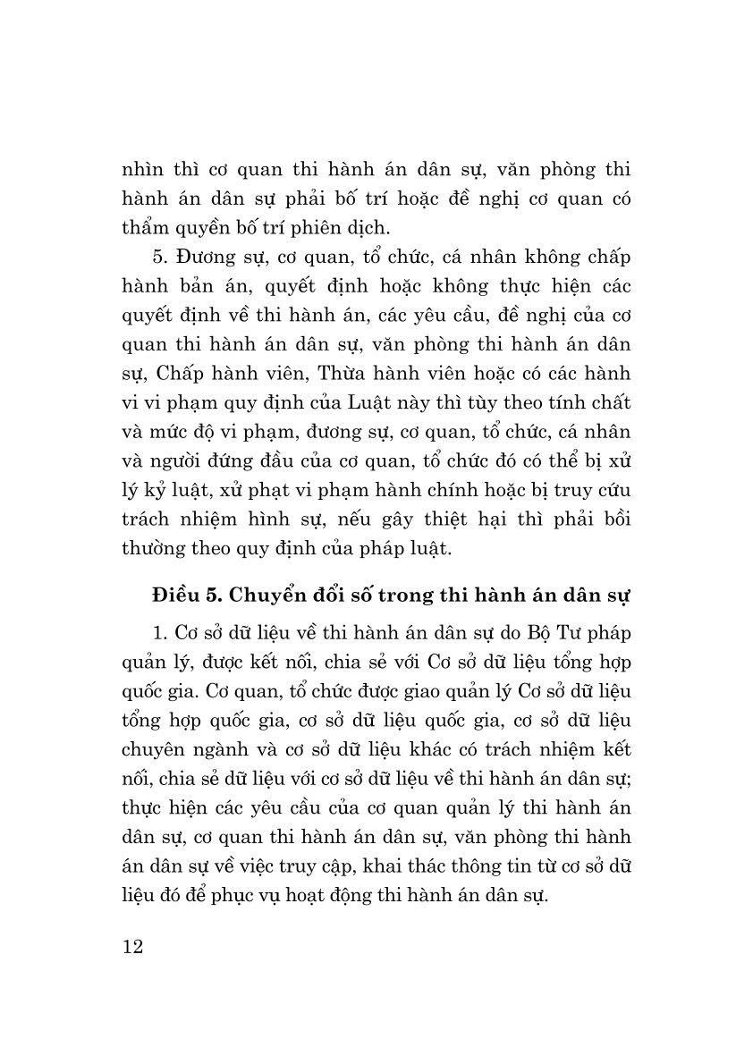 Luật Thi hành án dân sự năm 2025