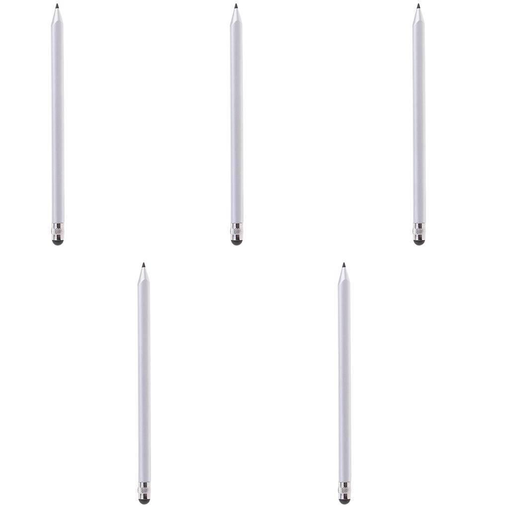 5 Pieces Touch Screen Stylus Pen for  Phones PC Touch Screen Silver