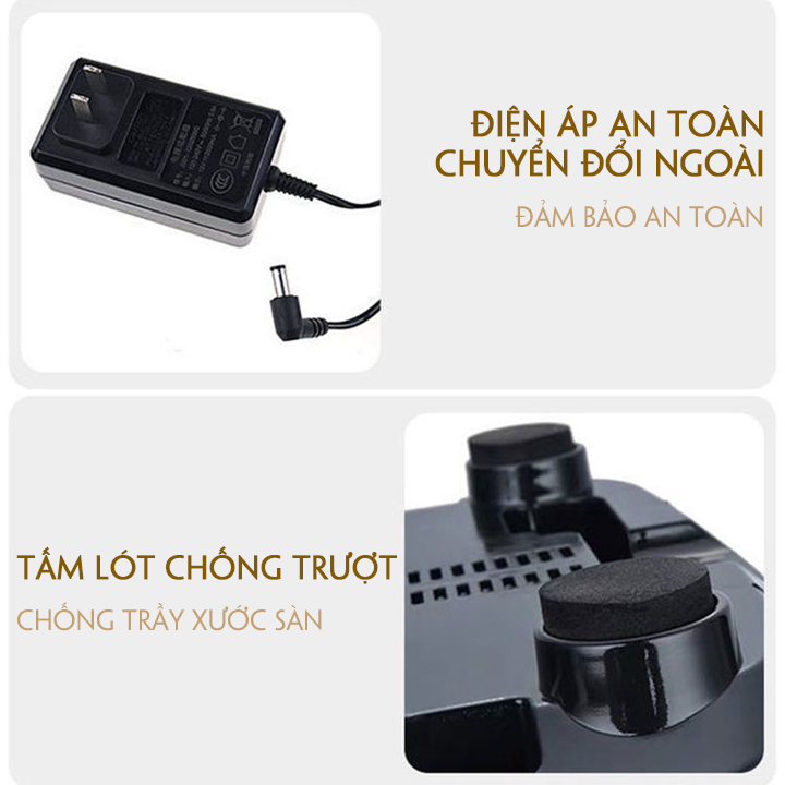 Máy Massage Chân Cao Cấp Con Lăn Xoay 3D, 4 Túi Khí Trước Và Sau Với Phương Pháp Bấm Huyệt 28 Điểm, Bồn Ngâm Chân Massage Tự Động Làm Nóng