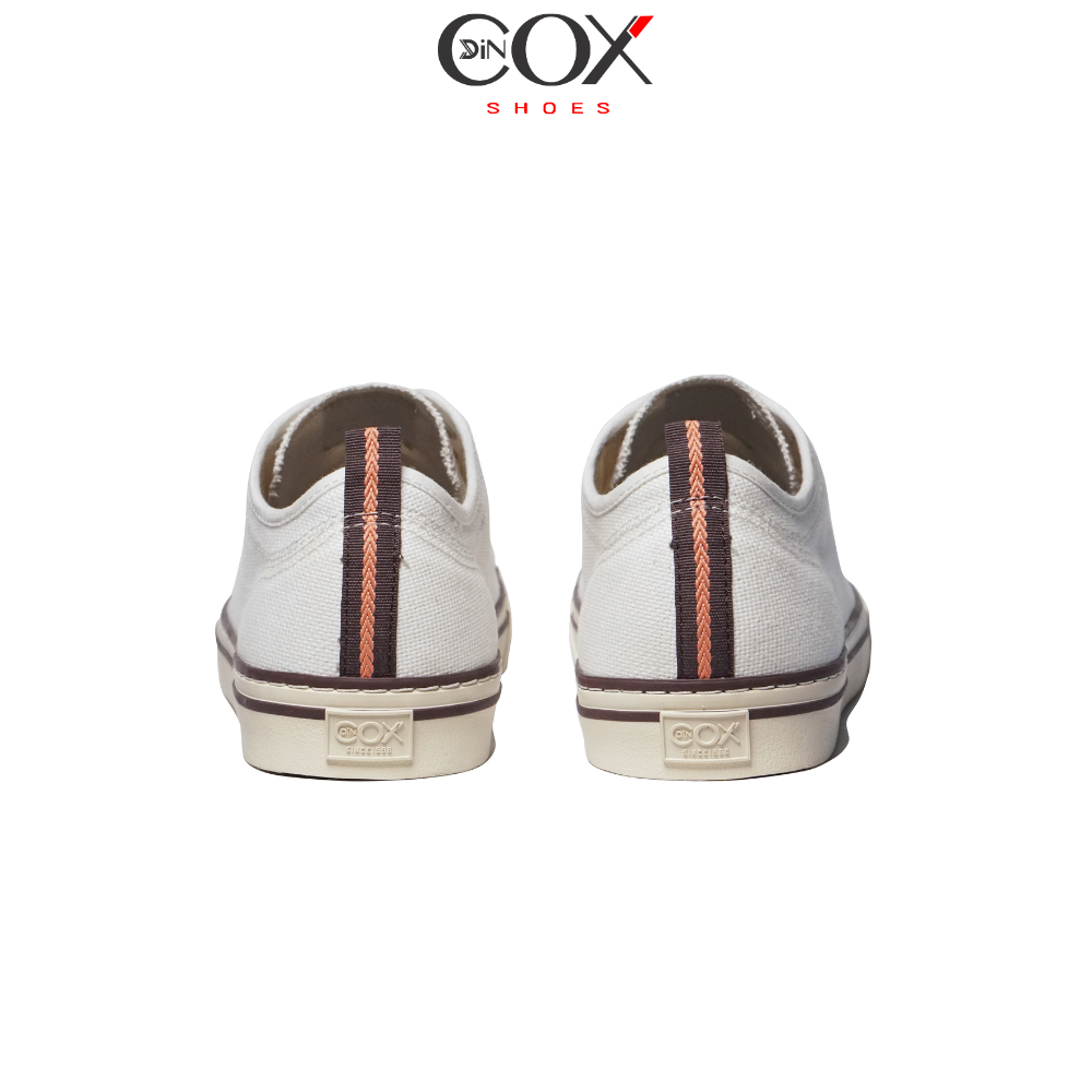 Giày Sneaker Vải Canvas Nam DC23 Off/White Dincox Đơn Giản Tinh Tế