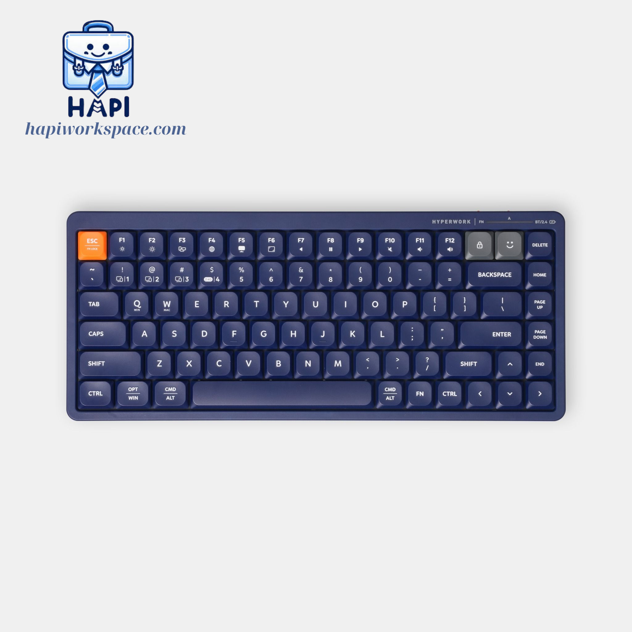 Bàn phím không dây hàng chính hãng HyperWork Silentkey Mini TS01M 75
