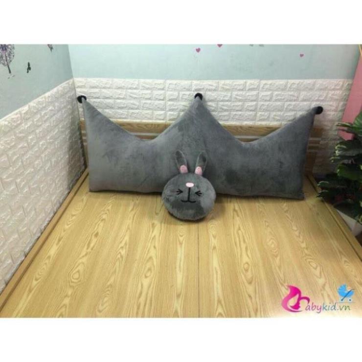 Gối tựa đầu giường vương miện đủ màu