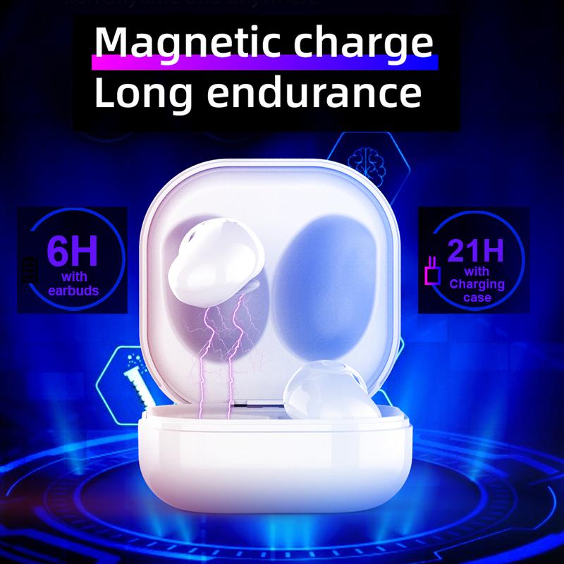 Tai Nghe Không Dây Bluetooth 5.1 TWS Tai Nghe Có Micro Bluetooth Stereo Tai Nghe Cho IOS Samsung Buds Live