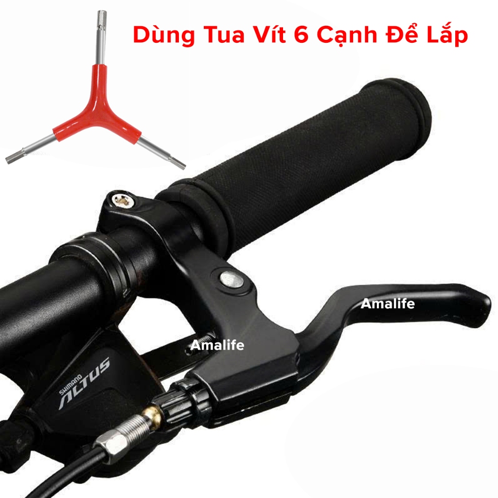 Cặp 2 Chiếc Tay Phanh Xe Đạp Thể Thao Hãng dododios Hợp Kim Nhôm Chắc Chắn, An Toàn