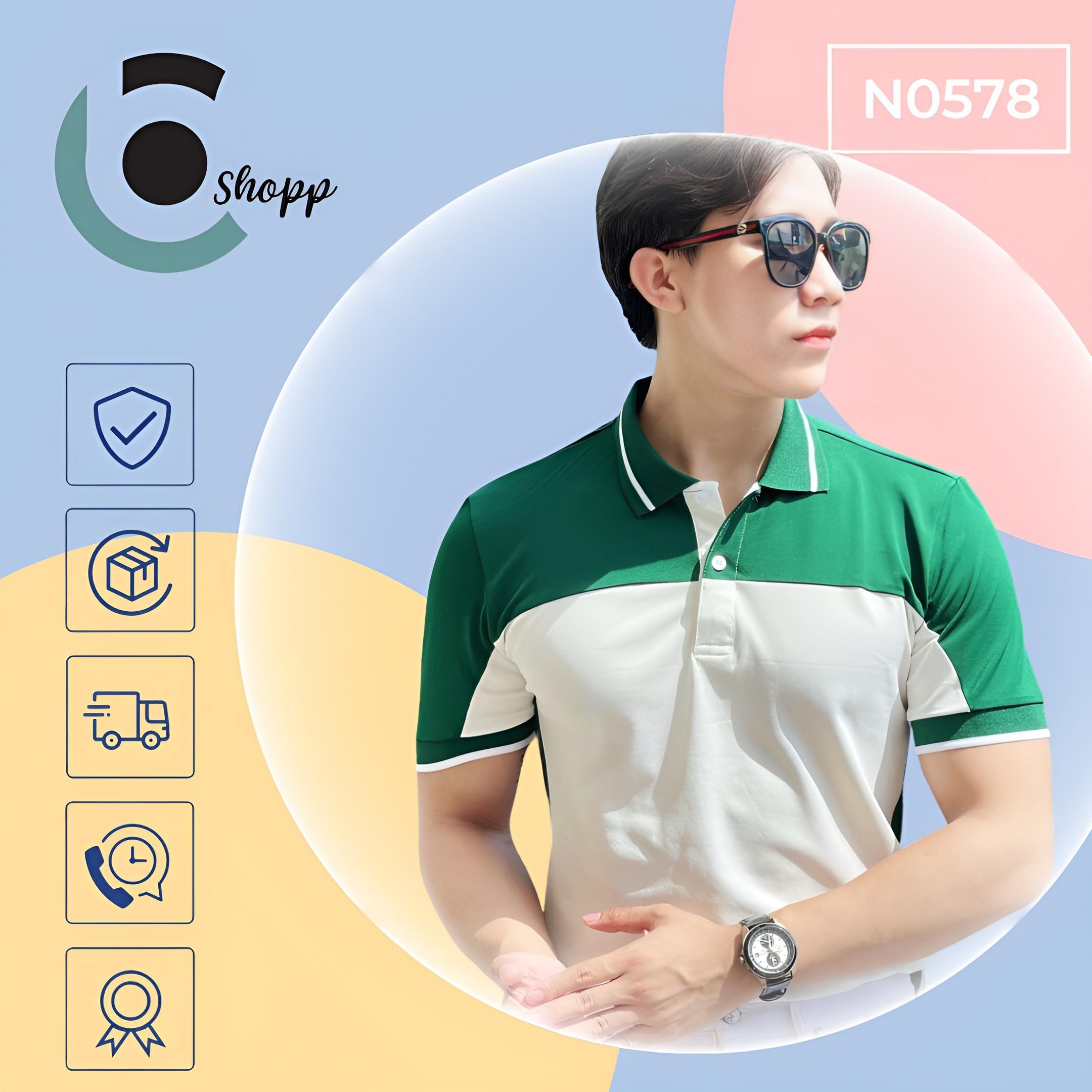 Áo thun nam polo có cổ sang xịn mịn cao cấp