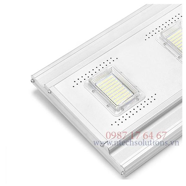 Đèn đường năng lượng mặt trời liền thể Jindian JD-A200 Công suất 200W Khung Nhôm, Chip Led 