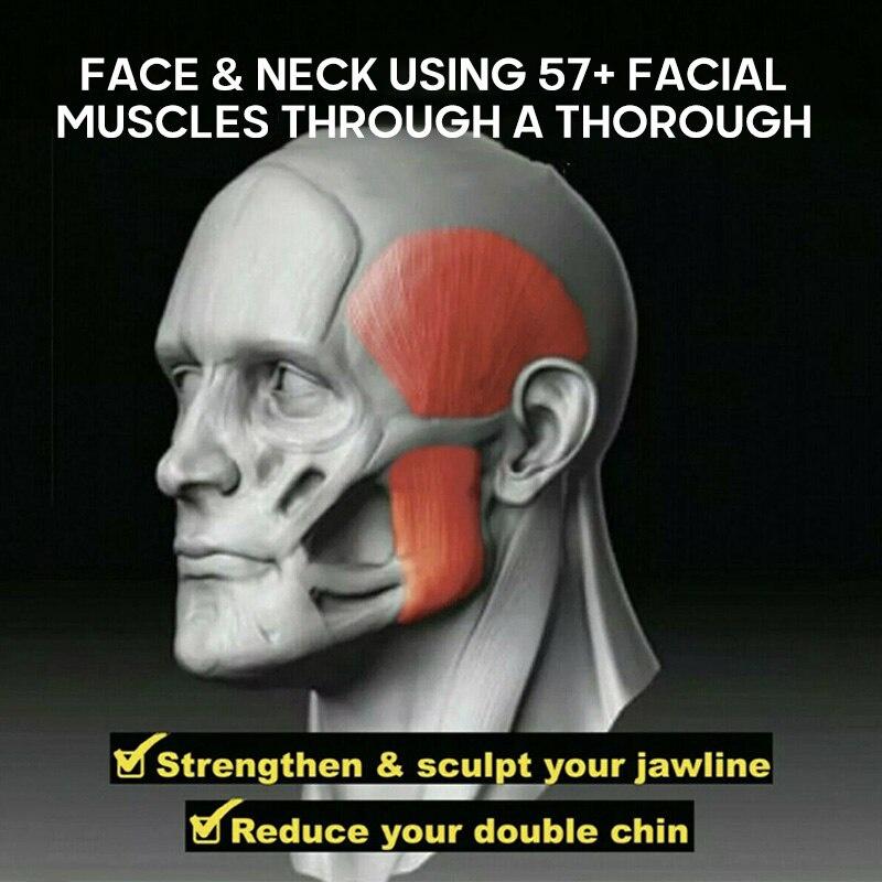 Face Exercise Ball Facial Muscle Training Fitness Ball Neck Facial Toner Jaw line Exerciser Food-grade Silica Gel