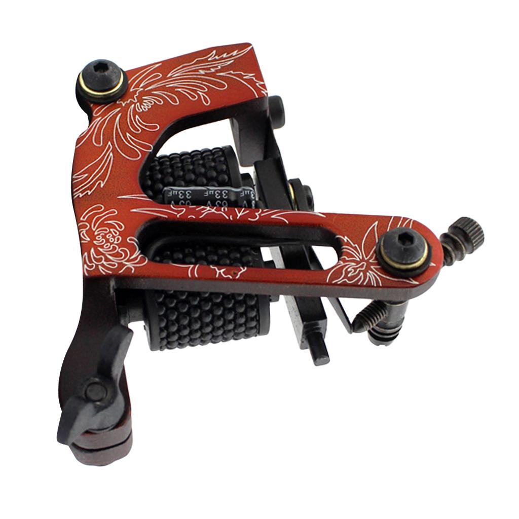 Aluminium Alloy 10 Wrap Coils Motor Tattoo Machine Gun for Liner Shader